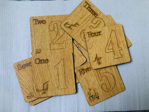 Kid's Wood Number Learning Toy