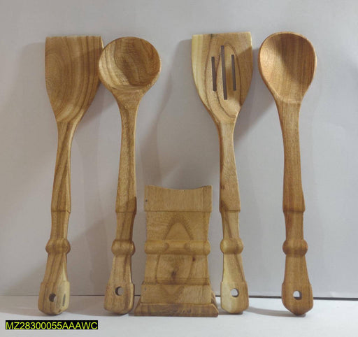 Spoon Set 4 Pcs With Holder