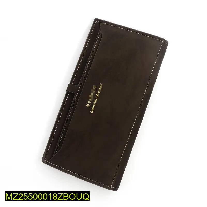 Men Spacious Lather Wallet