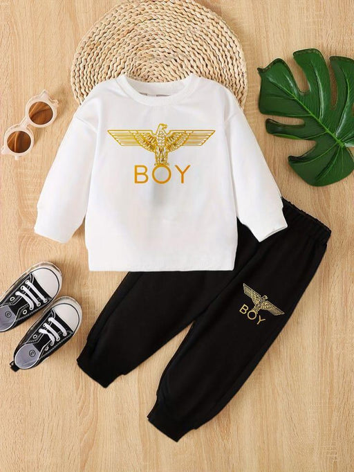 2 Pcs Boys Blended Tracksuit