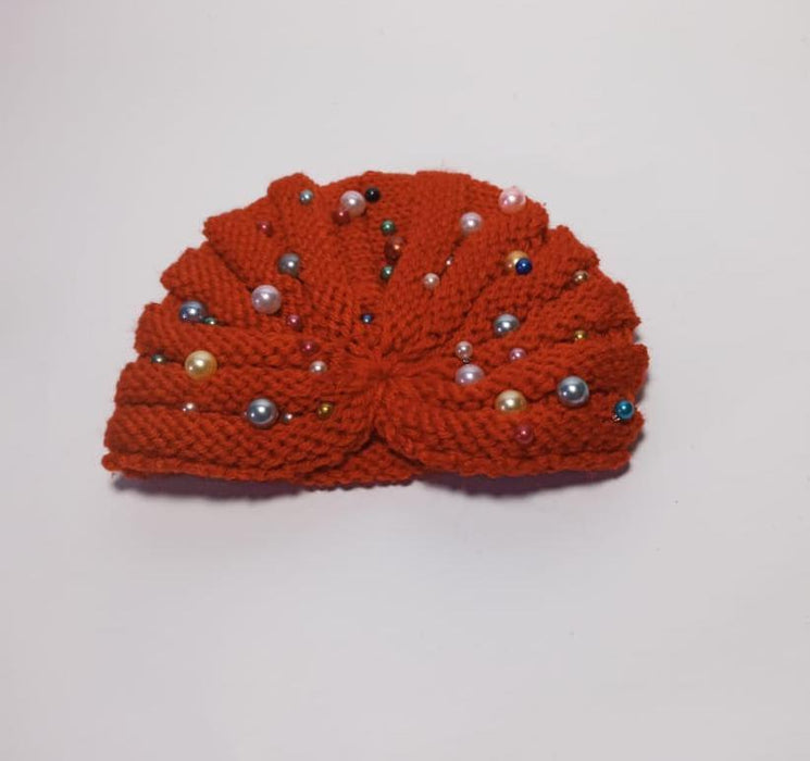 Kid's Woolen Turban Cap