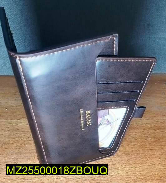 Men Spacious Lather Wallet