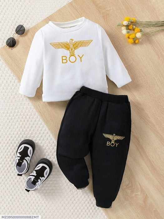 2 Pcs Boys Blended Tracksuit