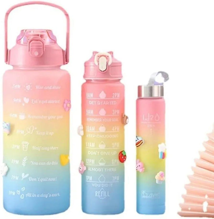 3 Pcs sports Water Bottle