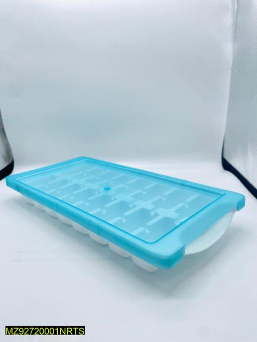 Ice Tray With Cover, 16 Ice Cubes