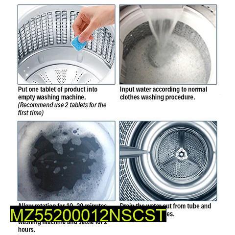 Washing machine cleaning tablets (12 tab)