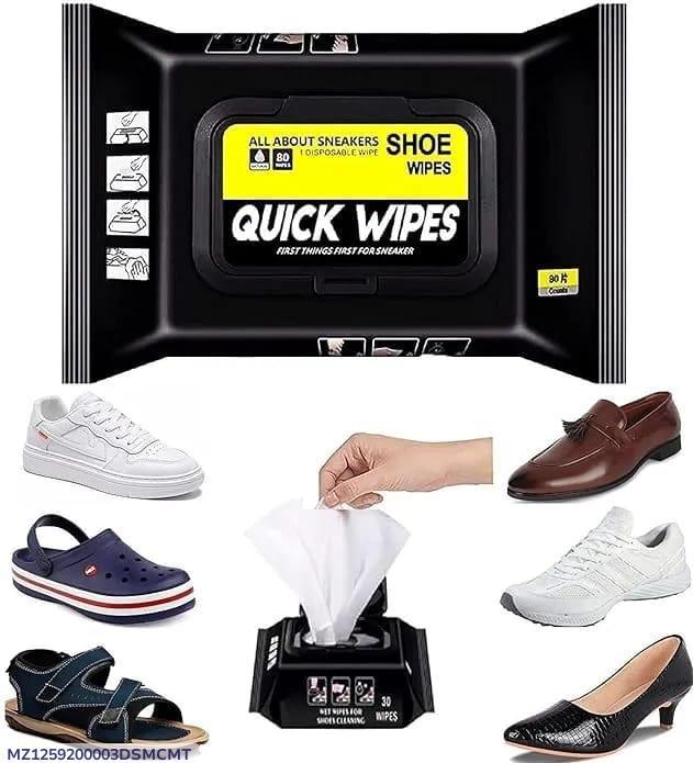 Shoe cleaning wipes